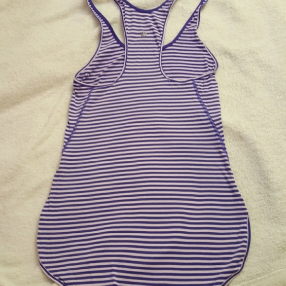 Striped Racerback Tank Tops - Picture 4 of 7